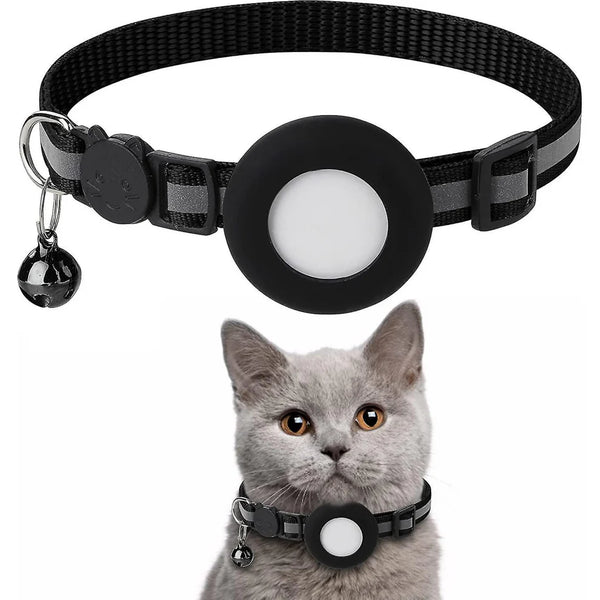 Reflektierendes AirTag-Halsband für Katzen