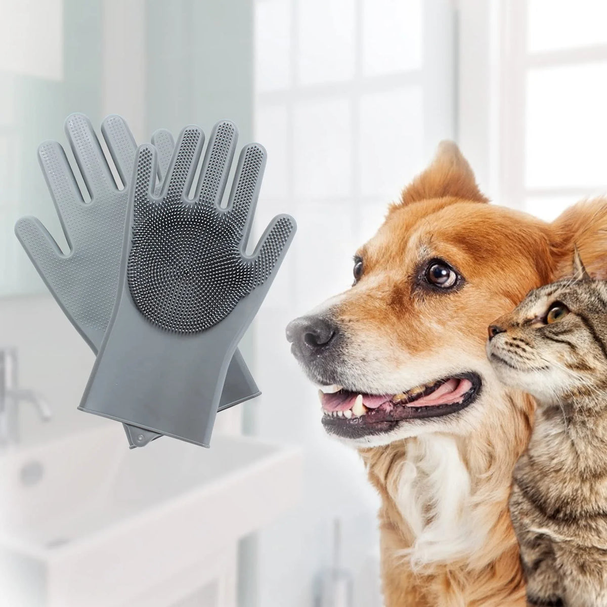 Pet Grooming Gloves