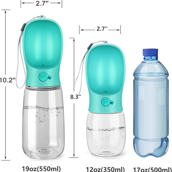 Leak-Proof Portable Dog Water Bottle with Bowl