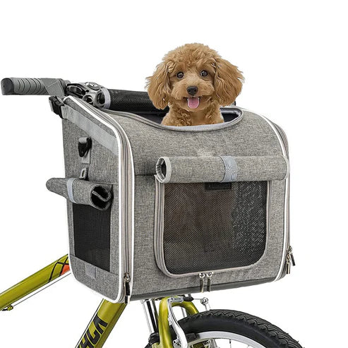 3-in-1 Hundetransporttasche fürs Fahrrad