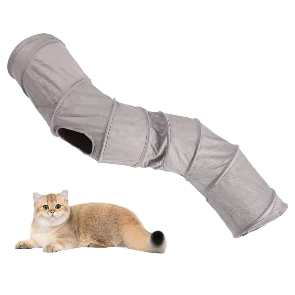 Cat Tunnel Collapsible Interactive Crinkle Toy