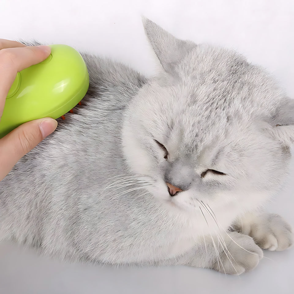 Pet Grooming Steam Brush