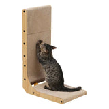 Durable L-Shaped Cat Scratching Board