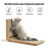 Durable L-Shaped Cat Scratching Board