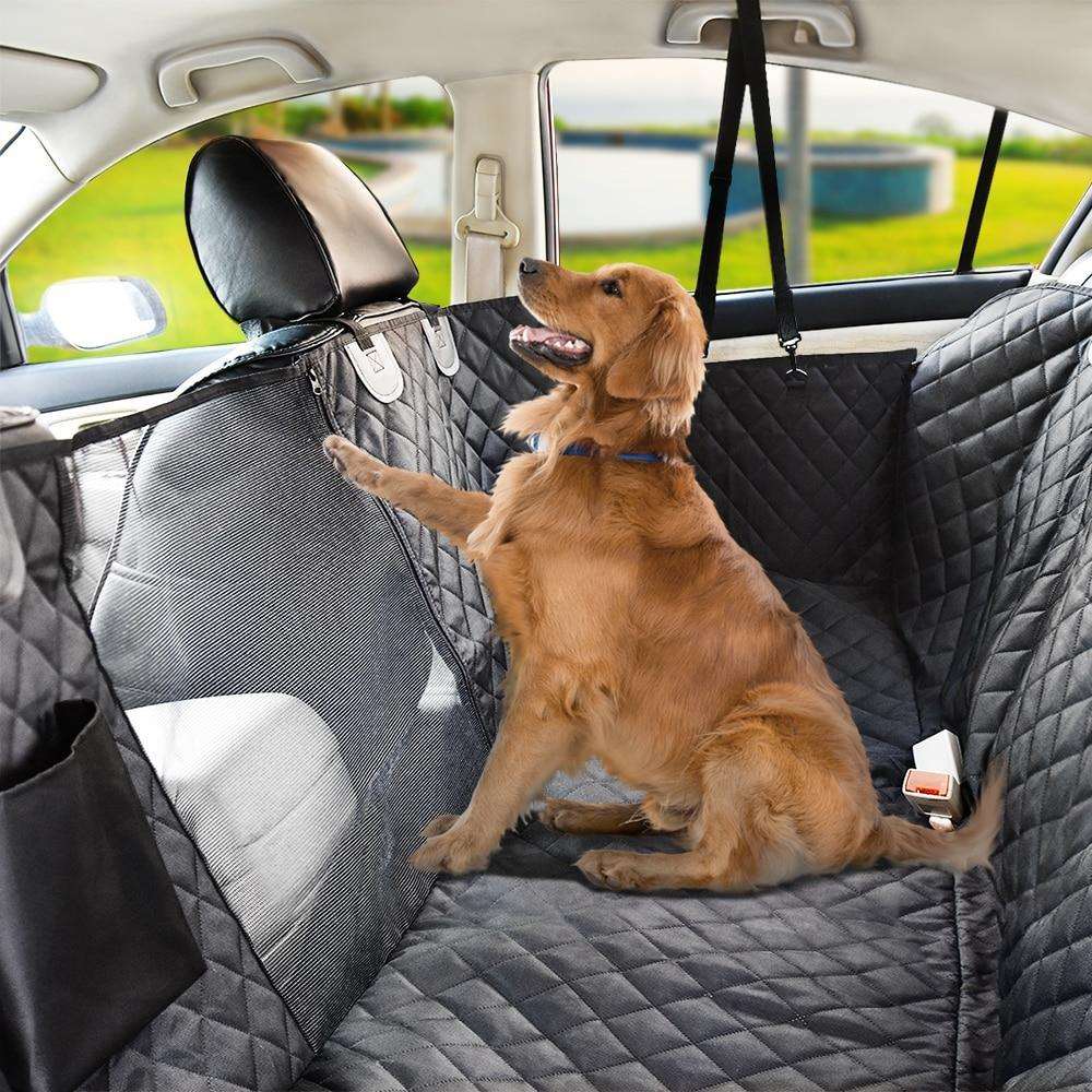 Premium Rear Dog Car Seat Cover - Waterproof & Durable Protection