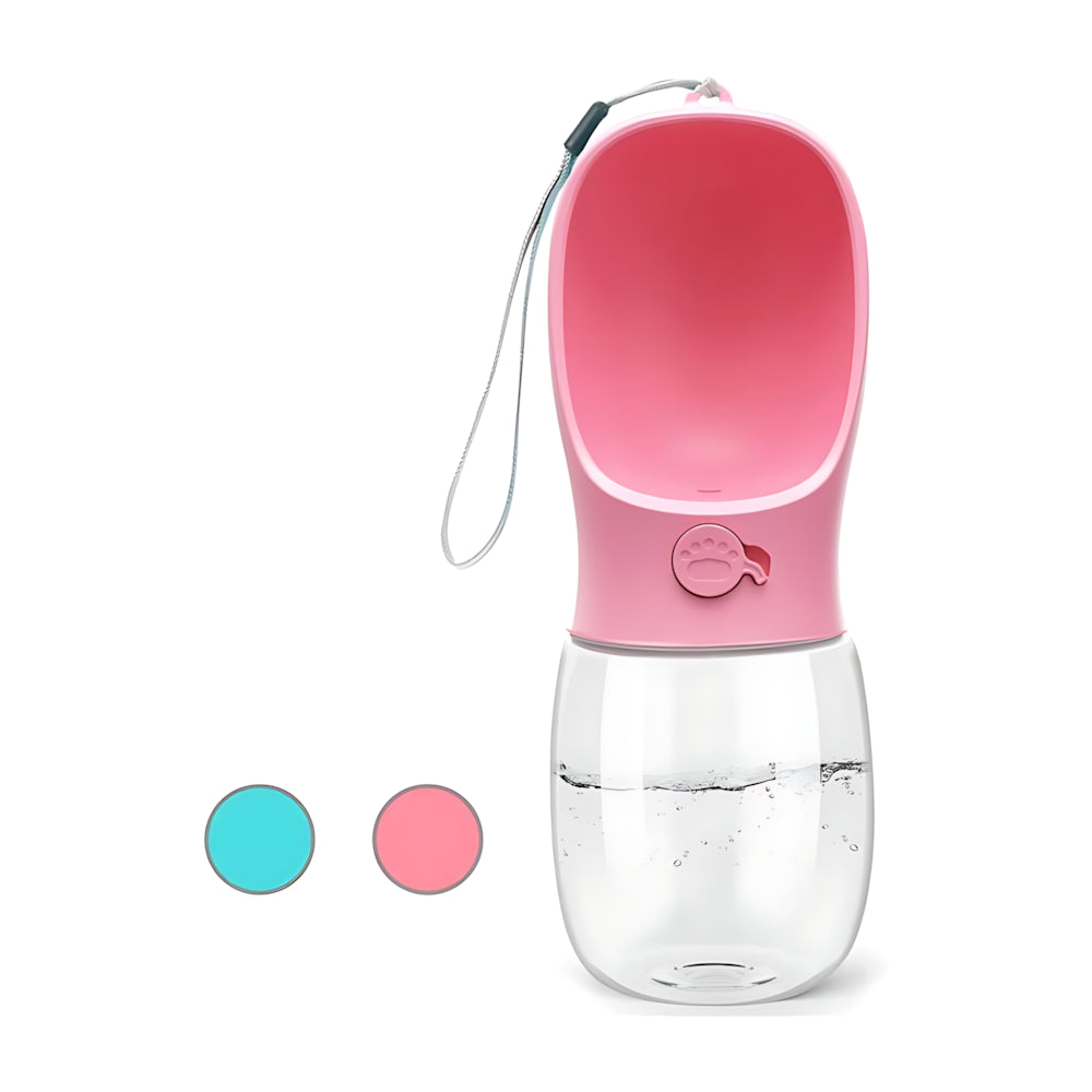 Leak-Proof Portable Dog Water Bottle with Bowl