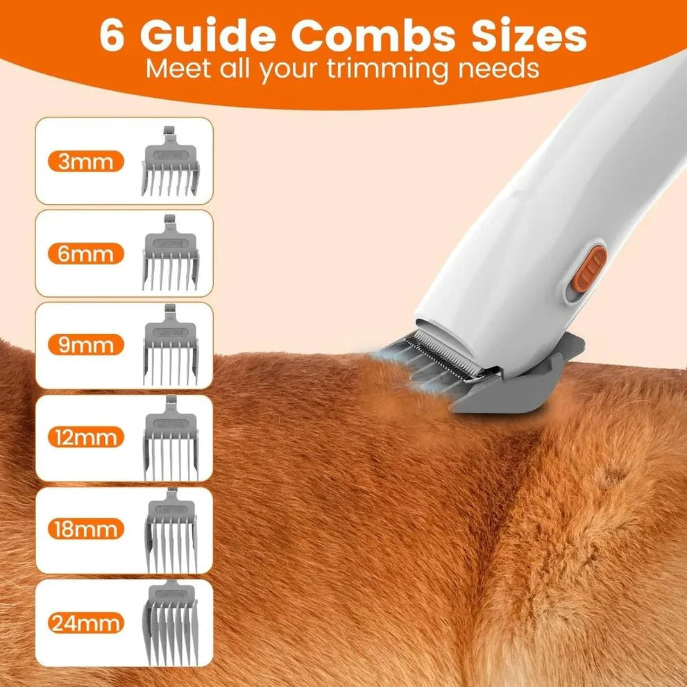 Dog Grooming Vacuum Kit with Clippers